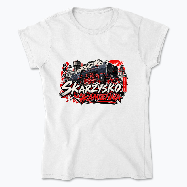 Skarżysko-Kamienna Steam Japan - Koszulka damska