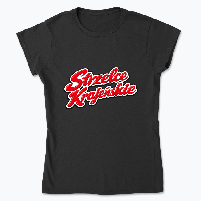 Strzelce Krajeńskie Script Logo - Koszulka damska