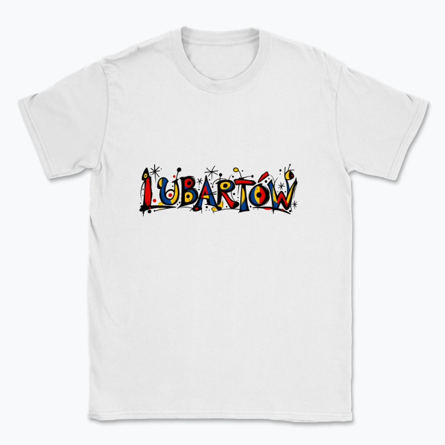 Surrealistyczny napis Lubartów - T-shirt