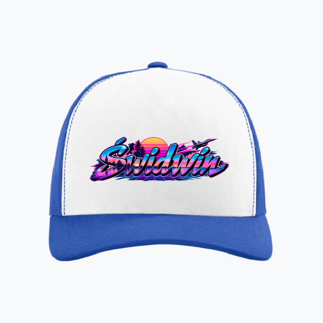 Świdwin Neon Sunset - Czapka z daszkiem