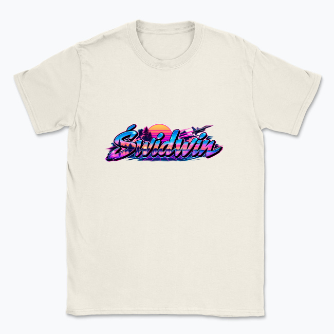 Świdwin Neon Sunset - T-shirt
