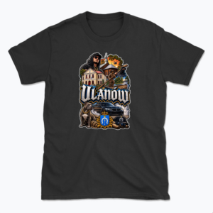 Ulanów Gothic Sticker Collage - T-shirt