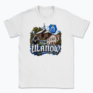 Ulanów Graffiti Townscape - T-shirt