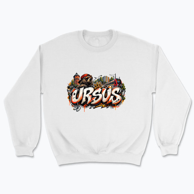 Ursus Street Art Bear Collage - Bluza