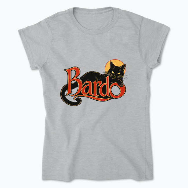 Vintage Bardo Black Cat - Koszulka damska