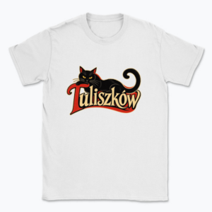 Vintage Black Cat Tuliszków - T-shirt