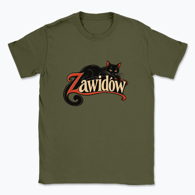 Vintage Black Cat Zawidów - T-shirt