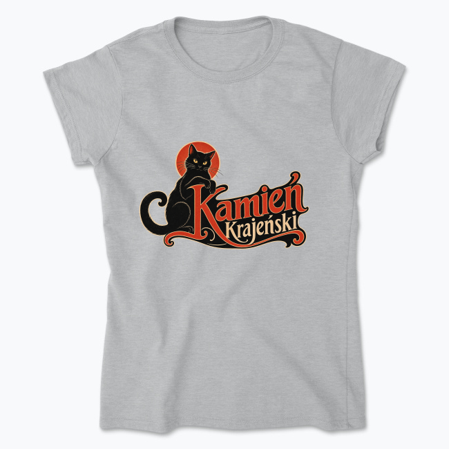 Vintage Black Kamień Krajeński - Koszulka damska