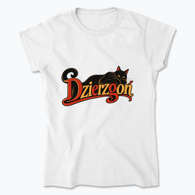 Vintage Chat Noir Dzierzgoń - Koszulka damska