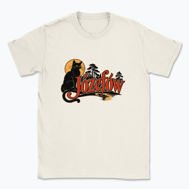 Vintage Józefów Cat Poster - T-shirt