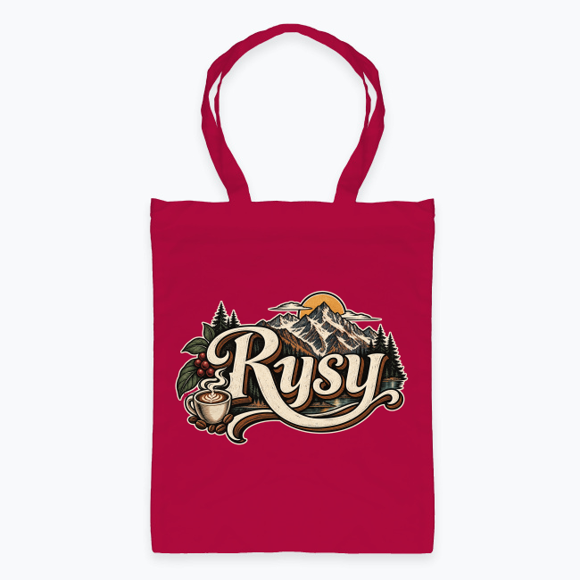 Vintage Rysy Mountain Coffee Badge - Torba
