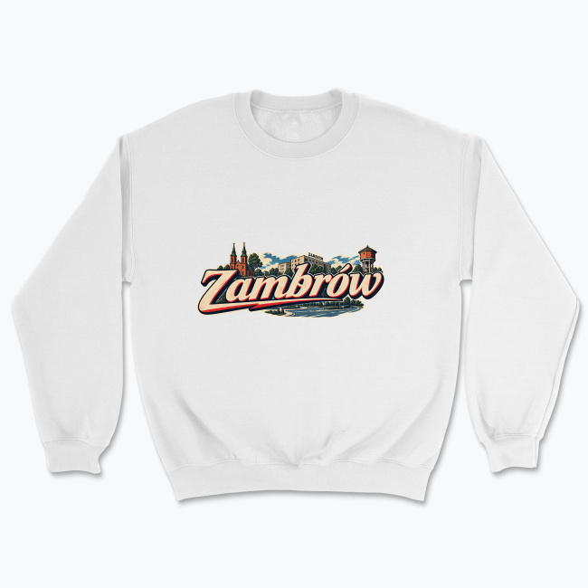Vintage Zambrów Travel Poster - Bluza
