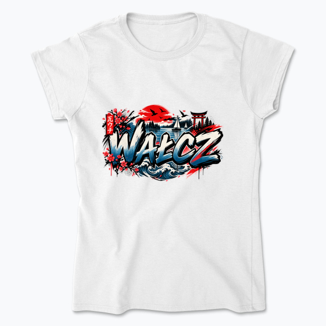 Wałcz Japan Style - Koszulka damska