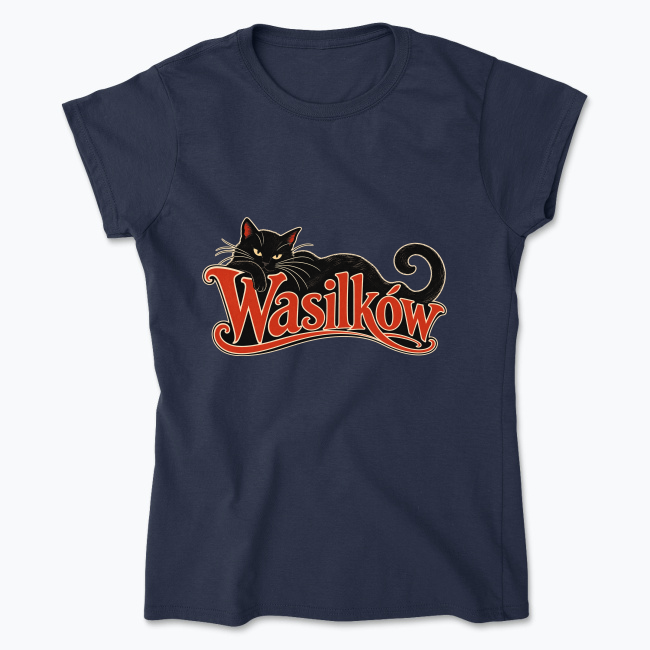 Wasilków Noir Cat - Koszulka damska