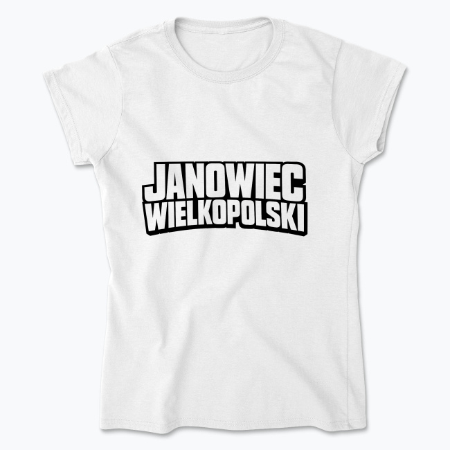 Big Inscription Janowiec Wielkopolski - Women's T-shirt