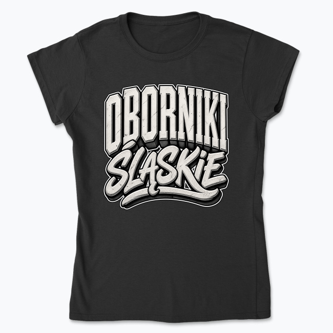 Wielki Napis Oborniki Śląskie - Koszulka damska