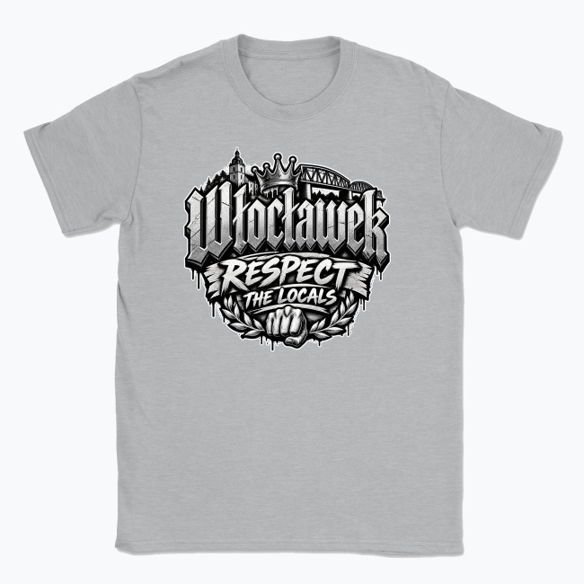 Włocławek Respect the Locals - T-shirt