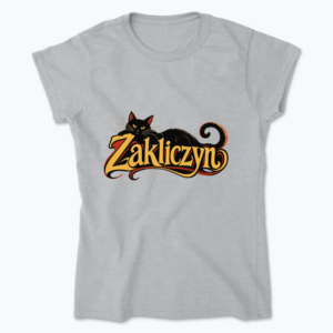 Zakliczyn Noir Cat Poster - Koszulka damska