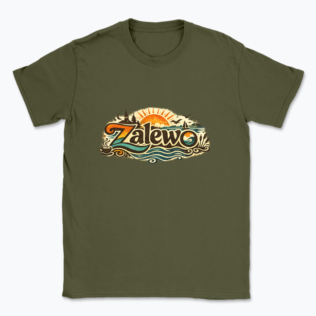 Zalewo Sunset Coffeehouse Art - T-shirt