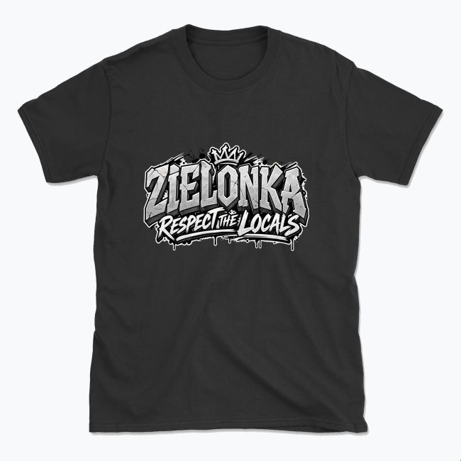 Zielonka Respect the Locals - T-shirt