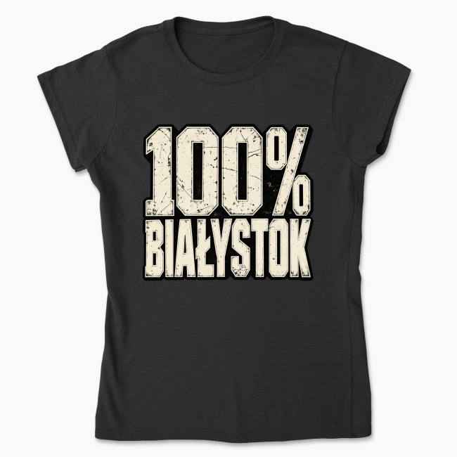 100% Białystok - Koszulka damska