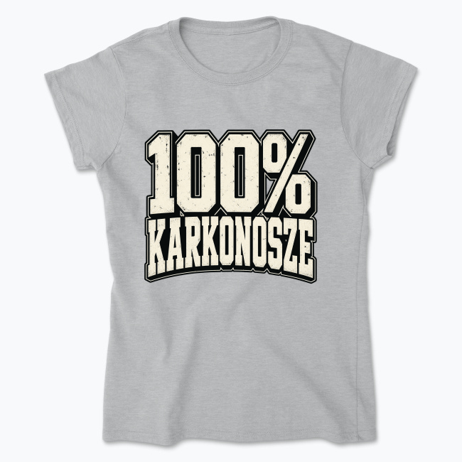 100% Karkonosze - Koszulka damska