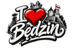 Alternative view of I love Będzin - T-shirt