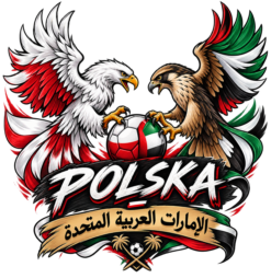 Alternative view of Poland vs UAE Football Emblem - Koszulka damska