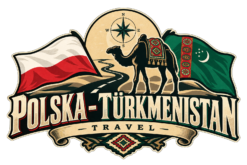 Alternative view of Polska–Türkmenistan Vintage Travel - Plakat