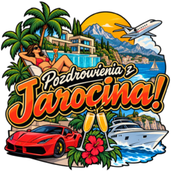 Alternative view of Pozdrowienia z Jarocina - T-shirt