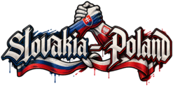Alternative view of Slovakia Poland Brotherhood - Koszulka damska