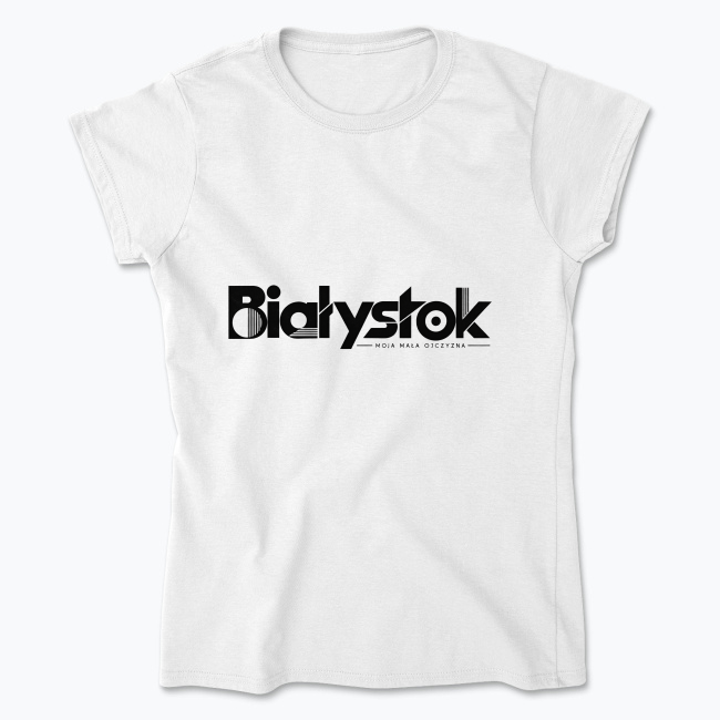 Białystok Geometric - Koszulka damska