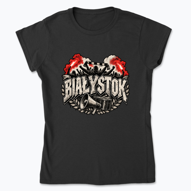 Białystok Gritty Fan - Koszulka damska