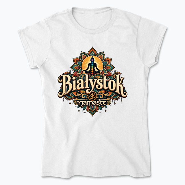 Białystok Namaste - Koszulka damska