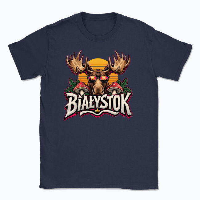 Białystok Neon Moose - T-shirt