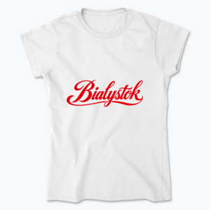 Białystok Red - Koszulka damska