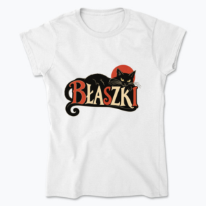 BŁASZKI Black Cat - Koszulka damska