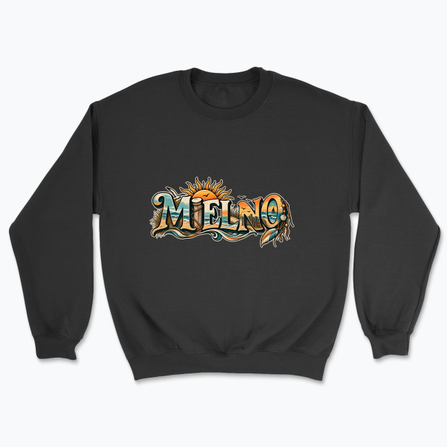 Boho Mielno Sunset Seaside Wordmark - Bluza