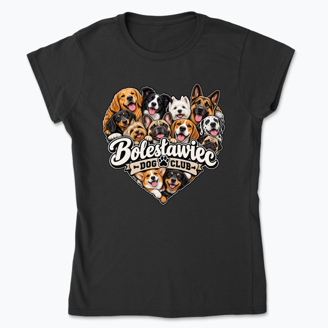 Bolesławiec Dog Club - Koszulka damska