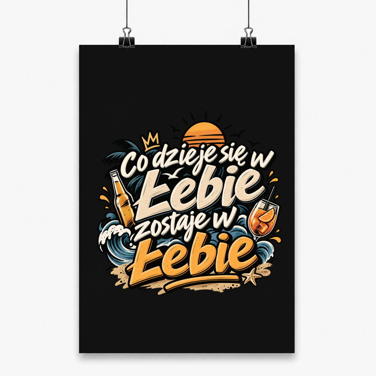 Co dzieje się w Łebie - Plakat