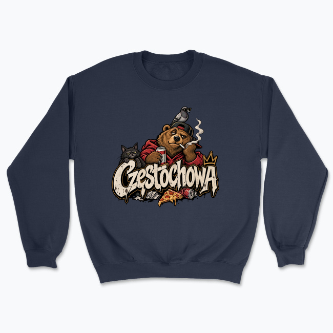 Częstochowa Bear Street-Art - Bluza