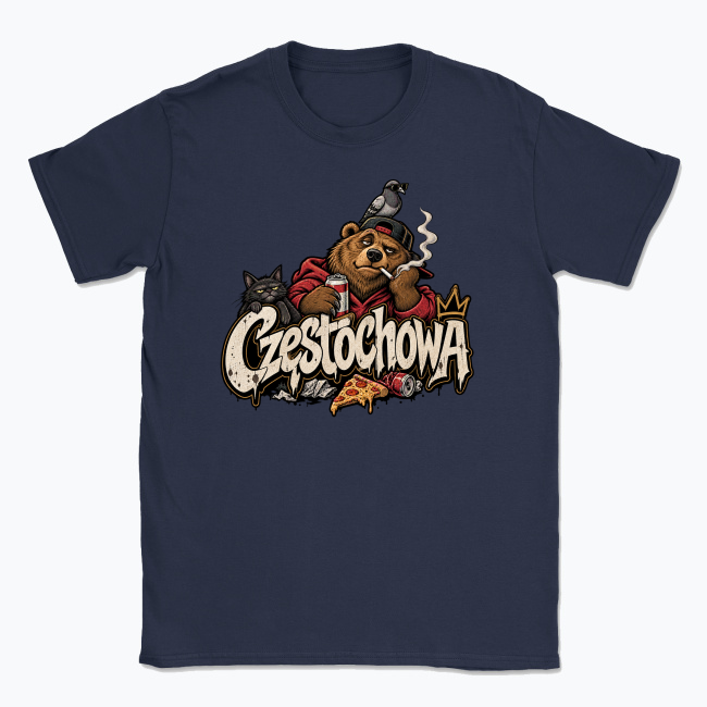 Częstochowa Bear Street-Art - T-shirt