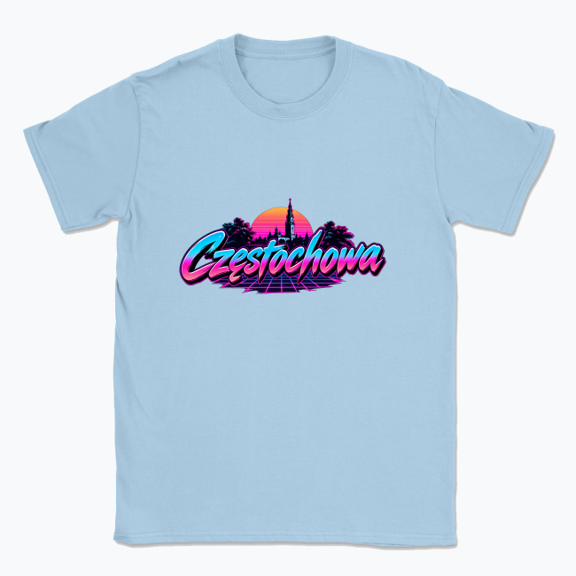 Częstochowa Neon - T-shirt