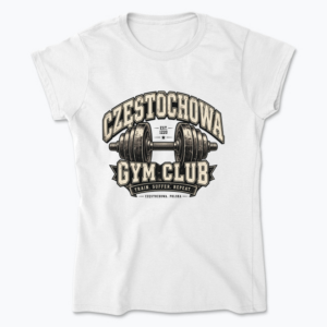 Częstochowa Vintage Gym - Koszulka damska