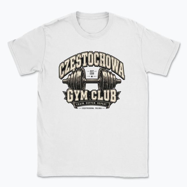 Częstochowa Vintage Gym - T-shirt