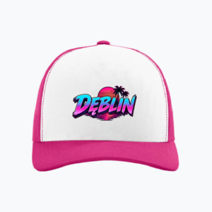 DĘBLIN Neon Vaporwave - Czapka z daszkiem