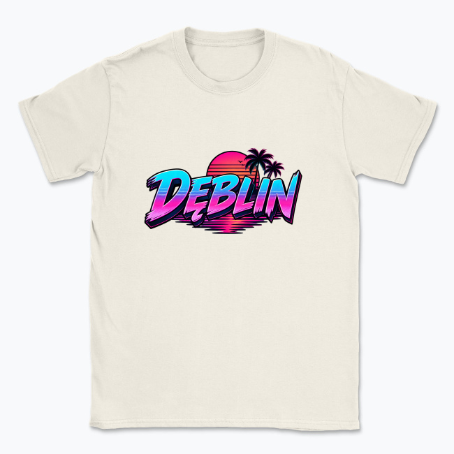 DĘBLIN Neon Vaporwave - T-shirt