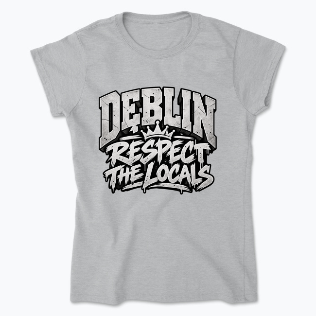 DĘBLIN Respect the Locals - Koszulka damska