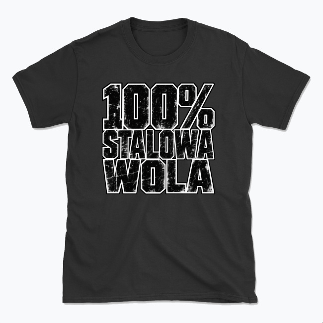 Distressed 100% Stalowa Wola - T-shirt