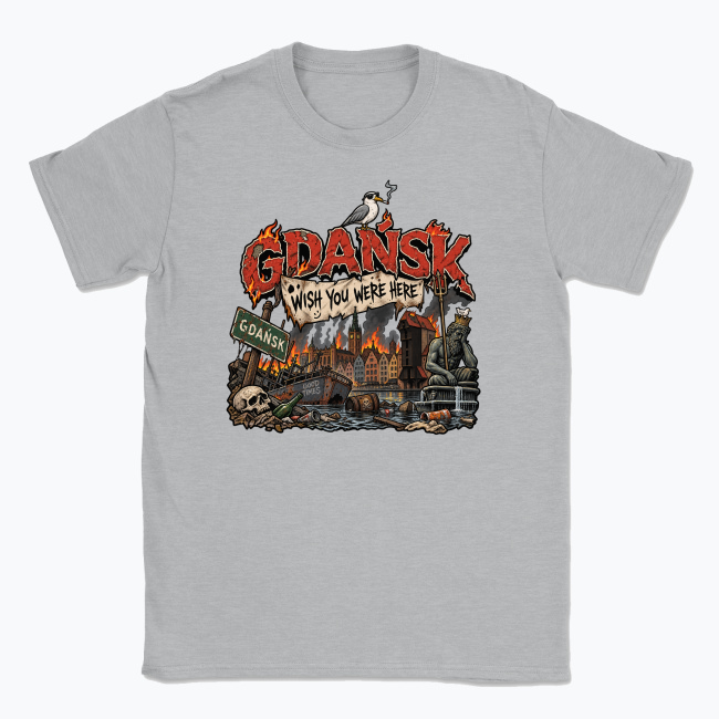 Gdańsk Wish You Were Here - T-shirt